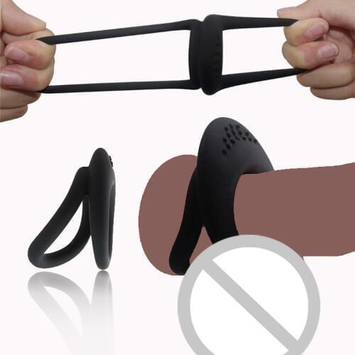 Sex Silicone Inner Dia: 42mm CockRing, Sex Adult Sex Toys For Men Delay Ring For Cock Sex Time Lasting Male Masturbator Strapon