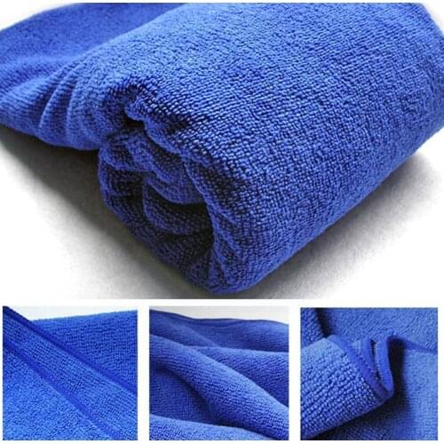 Blue 160*60 Large Car Cleaning Cloth, Car Wash Towel, Velvet, C1O4 Microfiber Water Loss Absorption, No Thickening, Plus Ha Q4W1