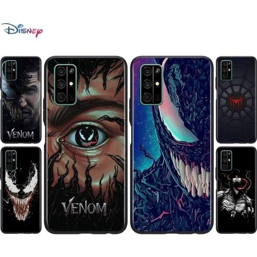 Villain Marvel Venom Soft Black TPU Cover For Honor 20 30 20S 20E 30i 30S V20 V30 Lite Pro Plus 5G Phone Case Shell