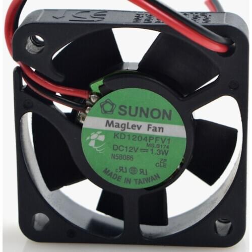 1pcs 40mm KD1204PFV1 fan 4010 40*40*10mm 12V 1.3W power charger cooling fan