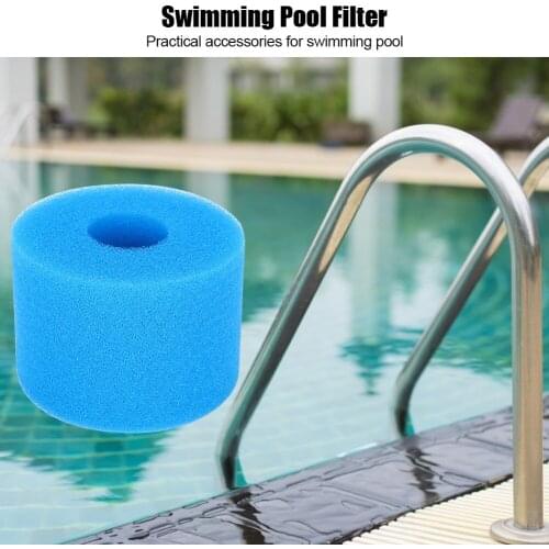 1PC Swimming Pool Filter 7/10cm Foam Sponge Filter Reusable Washable Swimming Pool Replacement Accessories