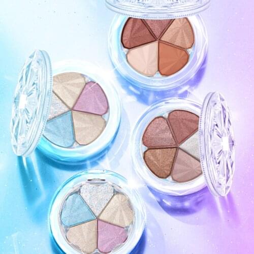5 Colors Matte Shimmer Glitter Pigmented Makeup Eye Shadow Waterproof Eyeshadow Diamond Shimmer Nude Shiny Makeup Cosmetics