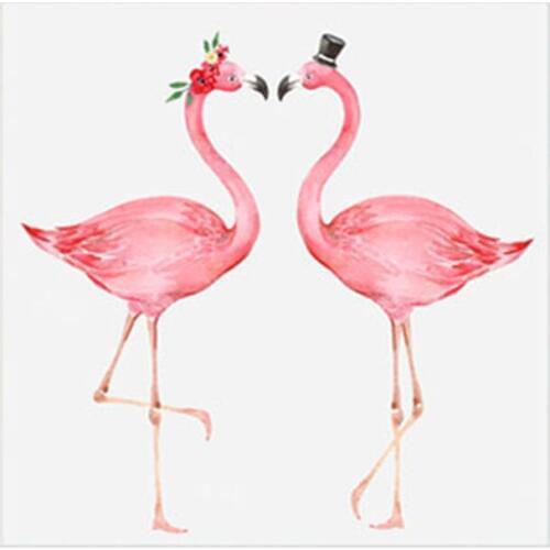 5D DIY Diamond Painting Flamingo Couple Animal Diamond Embroidery Full Cross Stitch Rhinestone Mosaic Home Decor Handmade Gift