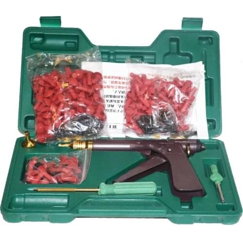 Tubeless Car Wheel Vacuum Tyre Repair Tool Kit Vacuum Tire Repair Gun Kit with Mushroom Plugs