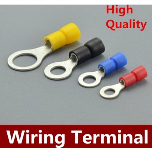 Free shipping 1000PCS/LOT RV2-3.2 Insulated Crimp Connector Wiring Terminal 16~14AWG