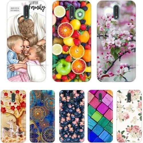 Case For Nokia 2.3 Case Soft TPU Phone Shell Cover For Nokia 2.3 Fundas Cute Cartoon Coque for nokia2.3 etui bumper funny phone
