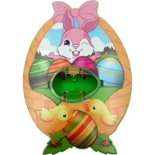 DIY Painting Toys Kit Easter Egg Decorating Machine Plastic Easter Egg Decor Kit Toddler Coloring Art for Home Holiday Ornaments
