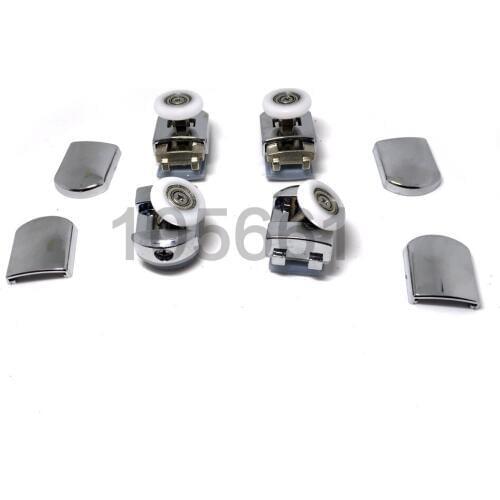 Set of 8 shower door rollers wheels pulleys runners "Rolli"
