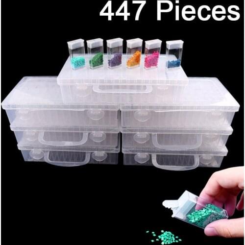 New Diamond embroidery diamond painting tools Daimond transparent plastic storage box, jewelry Drill Storage Box Gift