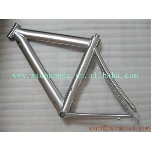 Titanium blade bicycle frame with special seat tube design customized Ti blade bike frame made XACD titanium blade bike frame
