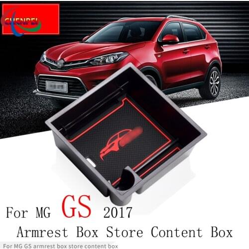 For MG GS 2017 Armrest Box Store Content Box Modified Central Storage Box Compartment Car Accessories