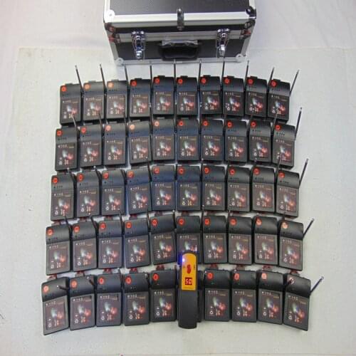 T50 Party New Style DMX Fireworks Stage 50 Cues Wireless Switch LED Smart Remote Supplies Waterproof Controller Electric Wire