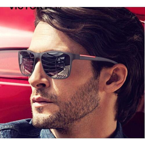 NEW Fashion Sunglasses Men Driving Sun Glasses For Men Brand Design High Quality Mirror Eyewear Male