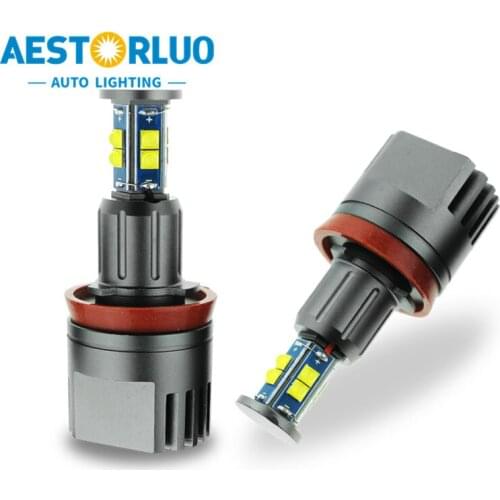 2pcs Factory Supply Canbus G4 H8 160W Angel Eyes Halo Ring LED Light Bulb For BMW E82E81E87E88 E90E91E92E93 E60/61 E63E64E89 E70