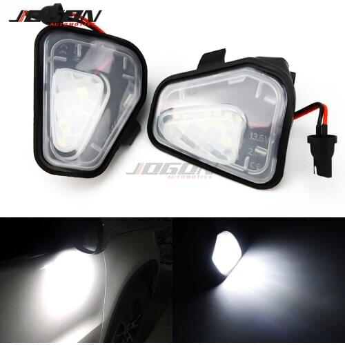 LED Side Mirror Rearview Puddle Light Welcome Courtesy Lamp For Volkswagen VW Passat B7 CC Scirocco Jetta MK6 EOS Beetle R