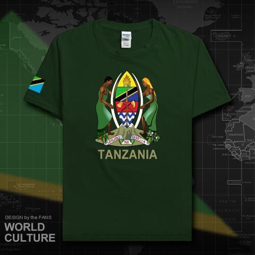 Tanzania Tanzanian men t shirt fashion 2018 jerseys nation team 100% cotton t-shirt clothing country sporting TZA Swahili new 20