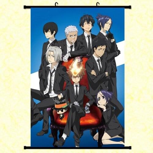 Katekyo Hitman Reborn Sawada Tsunayoshi Anime Painting Fabric Wall Scroll poster cosplay Home Decor Gifts