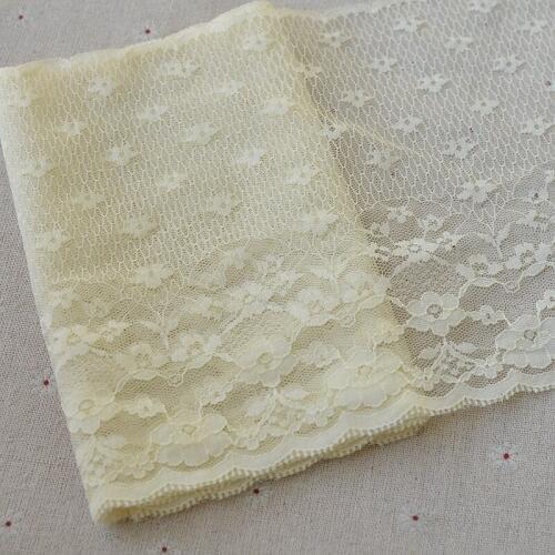 16cm 5mts/lot Smooth Small Flower Polyester Thin Lace Trims DIY Bra Underwear Accessory Z1418