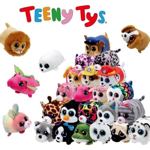 Ty 4" big eyes cute Dog Koala Leopard Tiger Dragon Mimi Star Mabs Screen Clean Doll Plush Stuffed Animal Collectible Toy Gifts