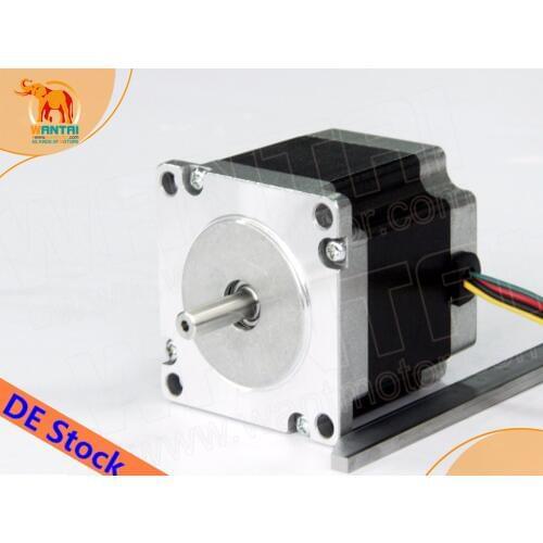 No tariff for EU &USA! Wantai 1PC Nema23 Stepper Motor 57BYGH627 3.0A 270oz-in 76mm 4-lead CE ROHS ISO CNC Router 3040