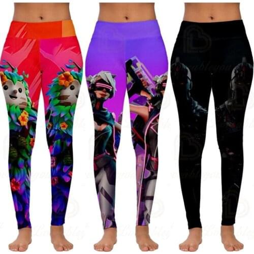 Game Fortnite Woman Seamless Legging Fashion 3d Print Yoga Pants Sports Full Length Workout Leggings for Fittness Yoga Leggings