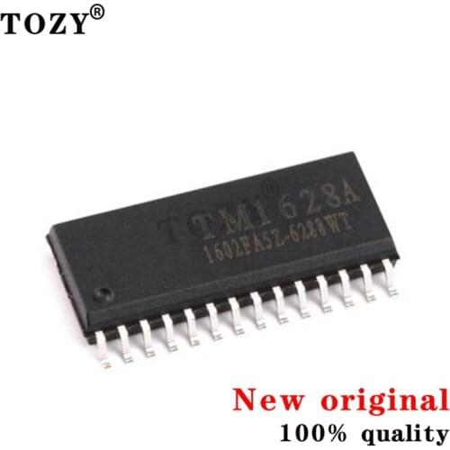 10pcs / lot new original Chip tm1628a LED display driver IC sop-28