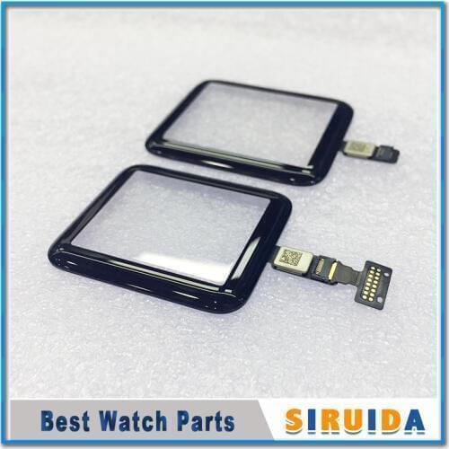 10Pcs Wholesale 38mm 42mm Touch Screen Digitizer Glass For Apple Watch Series 5 4 3 S2 LCD Front Sensor Outer Panel Replacement