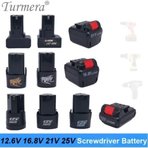 12v 16.8v 21v 25v screwdriver lithium battery electric drill battery Cordless screwdriver charger battery for power tools