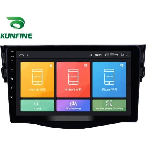 Android 10.0 1024*600 Octa Core Car DVD GPS Navigation Player Deckless Car Stereo for Toyota RAV4 2007-2012 Radio Headunit