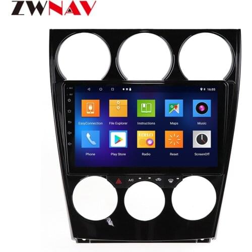 Carplay 4+128GB Android 9.0 Car Multimedia player unit For mazda 6 2002-2007 Radio Audio stereo gps navi head unit free GPS map