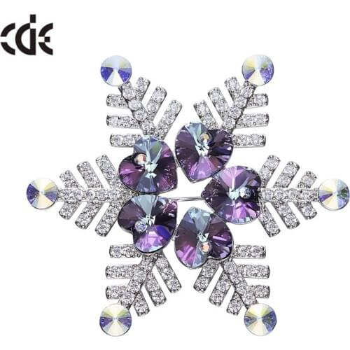 CDE Flower Brooches For Clothes