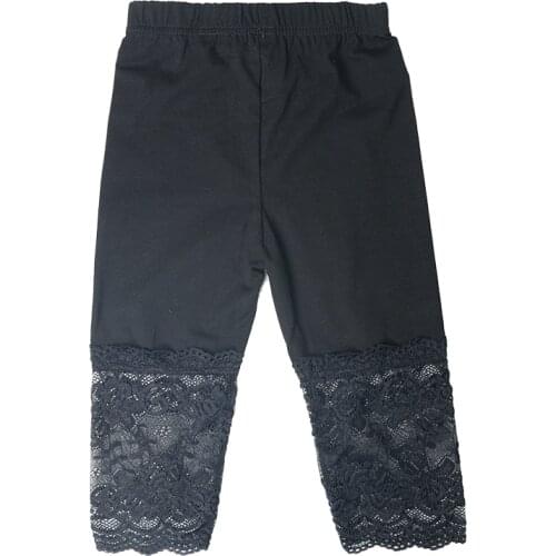 2021 Summer Kids Girls Leggings Baby Kid comfort Stretchy Pants Girl flower Toddlers Trousers capris pants