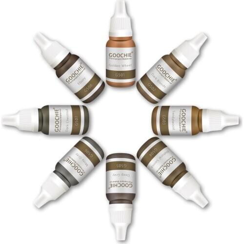 Goochie Best Permanent Makeup Eyebrow Microblading PMU Pigment Tattoo Ink Colors