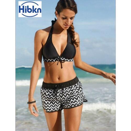 Женские спортивные купальники Hibkn China At AliExpress