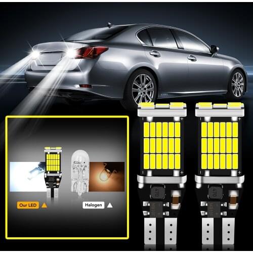 2pc T15 W16W LED Canbus Bulbs 12V LED Reversing lights for Nissan Micra leaf teana note almera classic Qashqai Pulsar Micra Juke
