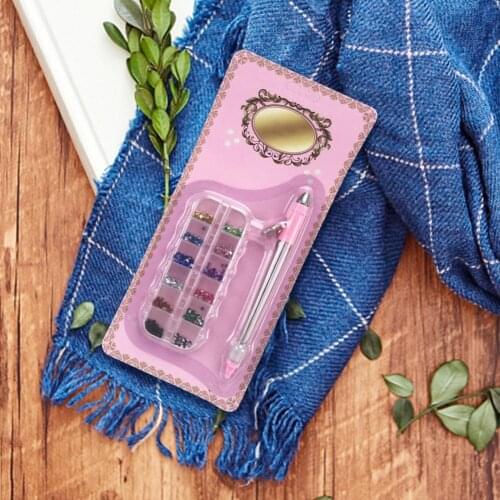 Charm Diamond Painting Tool Kit Dot Point Drill Pen Ergonomic Design Anti-Slip Plastic Nails Art Embroidery Pen Kits for Home