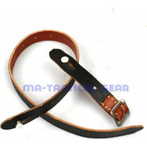 WW2 GERMAN ARMY M42 M35 HELMET CHIN STRAP GENUINE LEATHER OUTDOORS MILITARY