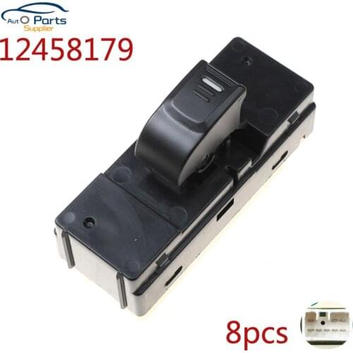 New 12458179 25884813 Rear Power Window Switch For 04-12 Colorado Canyon 06-10 H3 For 2004-2012 GMC 8 pins car accessories