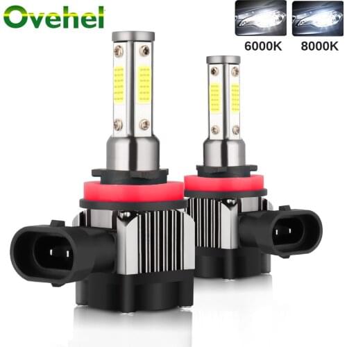 OVEHEL 2PCS H7 H4 Led 14000LM Car Light H7 LED H8 H11 H16 9005 Hb3 Hb4 Led Bulb 6000K 12V Turbo Lamp for Car Led Headlight Bulb