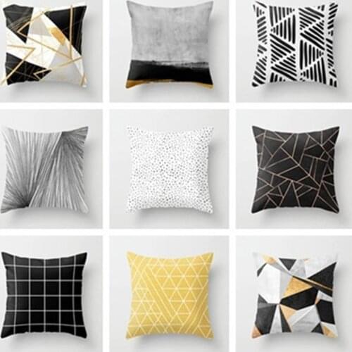 Geometry Pillow Case Decorative Pillows Cover Sweet Summer Cushion Case Nordic Style Cushion Cover For Home Sofa Bed Car