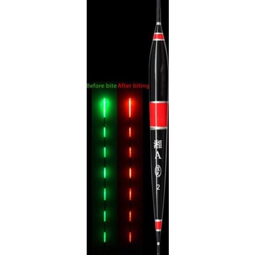 Fishing Float Alarm Fish Bait LED Light Changing Induction Luminous Drift Electronic Changing Buoy No Shadow Super Bright