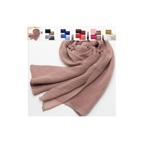 Mix design, plain pleated 40pcs, peal lace 20pcs packing scarf