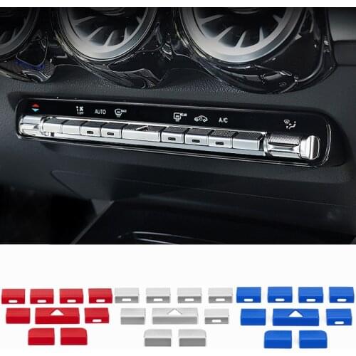 Car Center console button sticker For Mercedes Benz A W177 B W247 GLB X247 CLA C118 GLA H247 2020