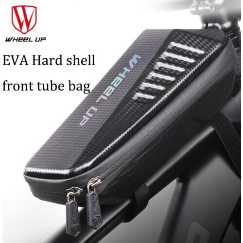 Scooter Bag Bicycle Top Front Tube Bag Bike Pannier Bicycle Bag Frame EVA Carbon Hard Shell Saddle Pack Waterproof High Capacity