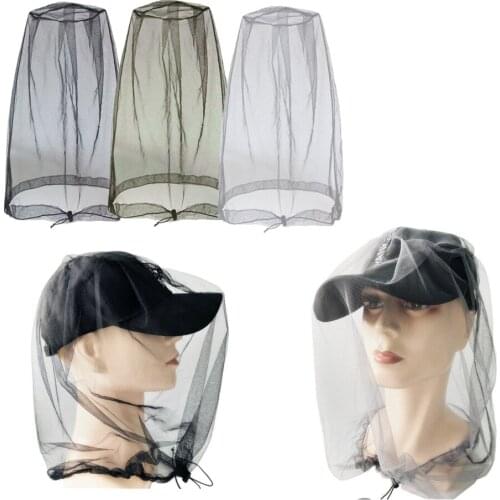 FIRECLUB Outdoor Camping Mosquito Cap Fishing Cap Repellent Insect Anti Bee Mesh Hat Prevention Face Neck Head Net Cover