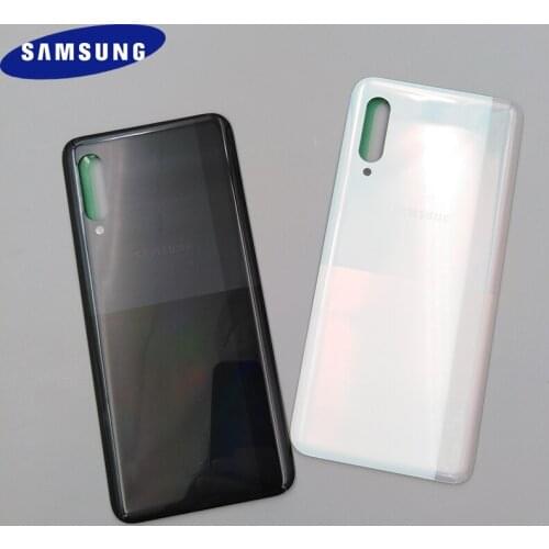 Samsung Galaxy A90 5G A908 Back Battery Cover Rear Panel Door Housing Case Repair Replacement Parts With Adhesive Sticker + Logo