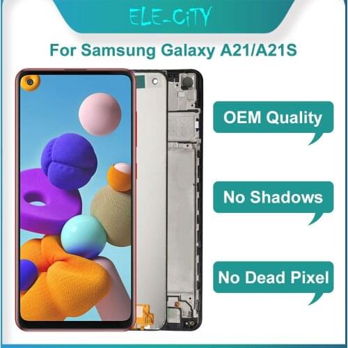 6.5'' Inches OEM LCD For Samsung Galaxy A21s A217 LCD with frame Touch Screen Digitizer LCD For Samsung A21s SM-A217F/DS Display