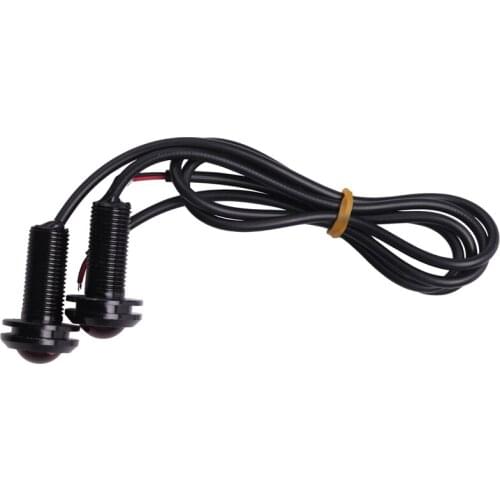 2 x Eagle eye LED Light 18mm Dia. Car Vehicle Backup Signal Light Red