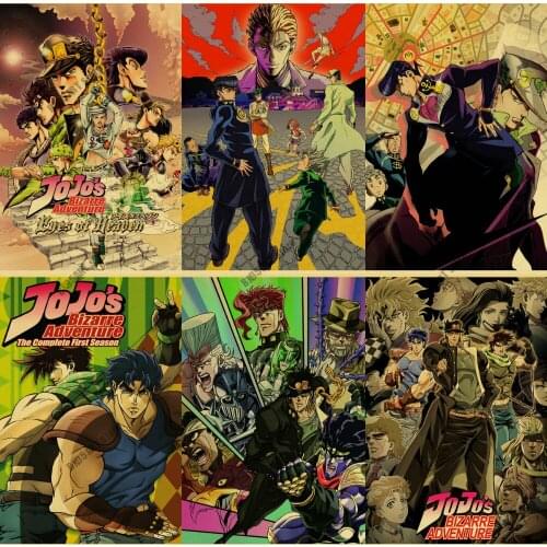 DIY Diamond Painting Anime JoJos Bizarre Adventure Full Square Round Drill Diamond Embroidery Room Decor Cross Stitch Kits