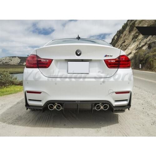 Car Accessories Carbon Fiber VRS Style Rear Diffuser Fit For 2014-2016 F80 M3 F82 F83 M4 Rear Diffuser Lip